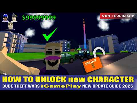 Unlock new character richie unlimited money 1 million Gameplay New Update 2025 | Dude Theft Wars