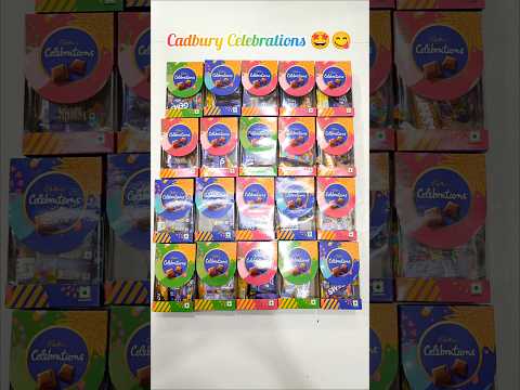 Cadbury Celebrations Assorted Chocolate Rakhi Gift Pack Bars (10 x 56.22 g) 😋 #shorts #gift #cadbury