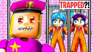 We got TRAPPED in Barry's Police Girl PRISON! (Roblox)