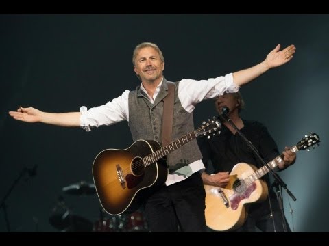Kevin Costner & Modern West & Lily Costner  - Tour Date Russia - Moscow & St Pertersburg  April 2013
