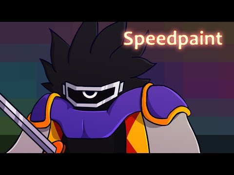 Elite Speedpaint | Dark Matter Knight (Kirby's Dream Land 2)