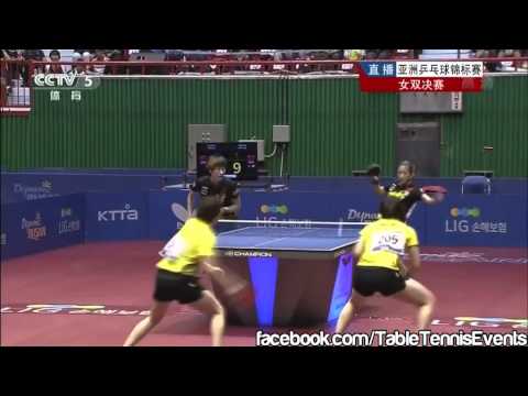 Ding Ning / Liu Shiwen Vs Zhu Yuling / Chen Meng: Final [ Asian Championships]
