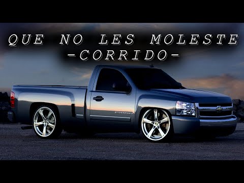 Que No les Moleste | Cover | Corrido | Alan Trillas