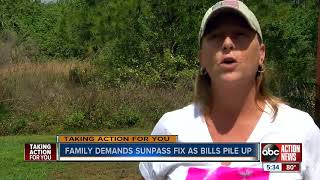 Family demands SunPass fix as bills pile up