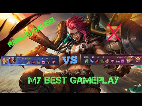 HILDA VS FANNY ( RANK GAMEPLAY + BUILD)