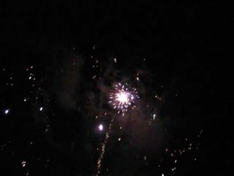 3in aerial shell -golden wave stars