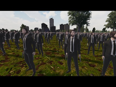 7,000 John Wick vs 2 Million Goblin Warriors Ultimate Epic Battle Simulator 2