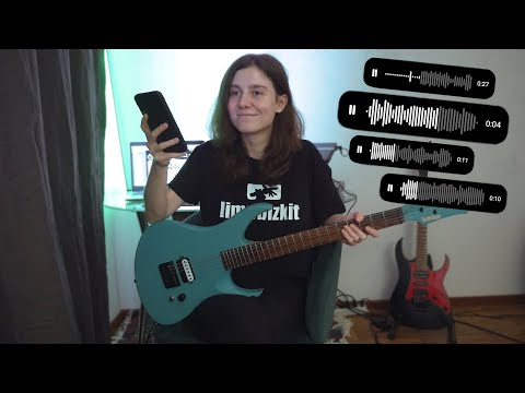 Guitar riffs but they're your voice messages