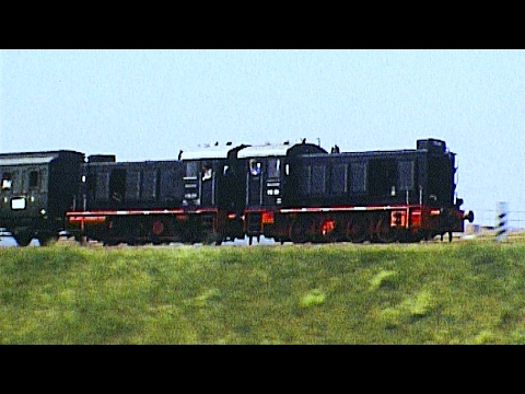 Diesel- & battery-powered trains class V 36 & ETA 150 in 1979