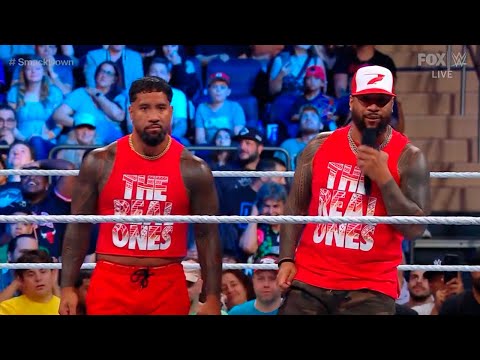 Roman Reigns and Solo Sikoa confronts The Usos (1/3) - WWE SmackDown 7/7/2023