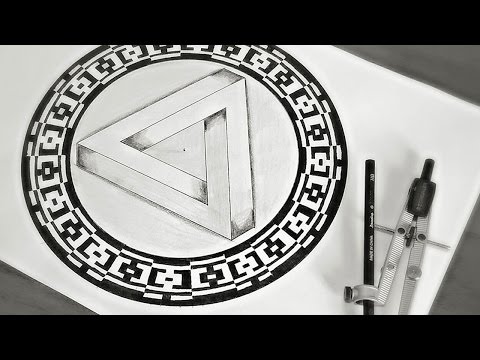 Perfect Impossible Triangle - How To Draw With Compass