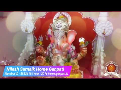 Nilesh Sarnaik Home Ganpati Decoration Video