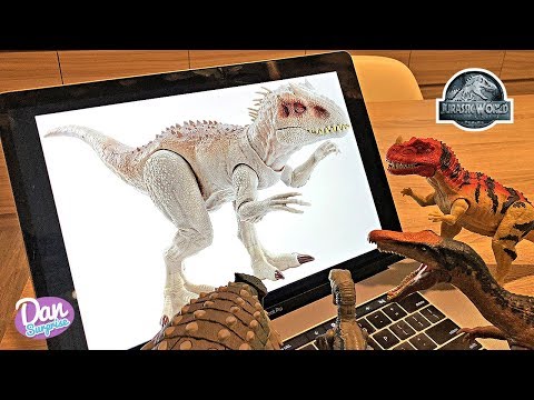 Dinosaurs watching the new 2019 Dino Rivals Jurassic World Toys - Destroy N Devour Indominus Rex!