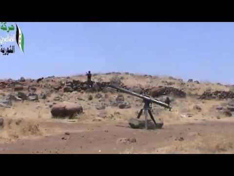 استهداف تجمعات قوات النظام بصواريخ غراد من قبل حركة الفدائيين الثورية في جورين