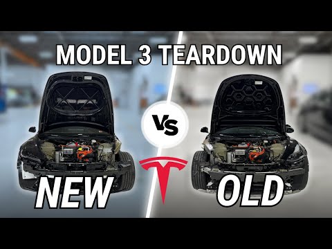 NEW 2024 Tesla Model 3 Highland Teardown vs Old Model - What's Different?