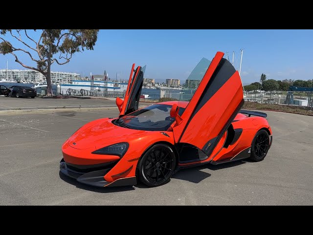 2019 MCLAREN 600LT COUPE V8, TWIN TURBO, 3.8 LITER COUPE 2D