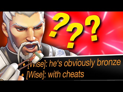 He thinks I'm a BRONZE HANZO with an AIMBOT
