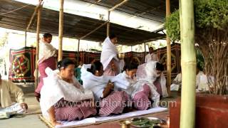 Bride's horoscope handed over to groom's mother - Manipuri wedding