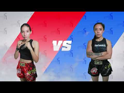 Pelea LAURA CALDERON vs JAKE LUCERO - MUAY THAI 2022 SNF 13