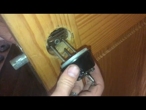 INSTALLING a double cylinder deadbolt “explaining how it works”
