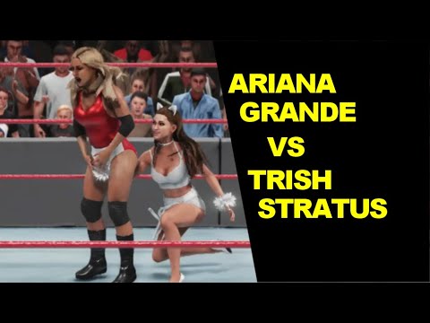 WWE 2K19 Trish Stratus vs Ariana Grande - Extreme Rules