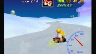Mario Kart 64 - Frappe Snowland 3lap 2'04"20