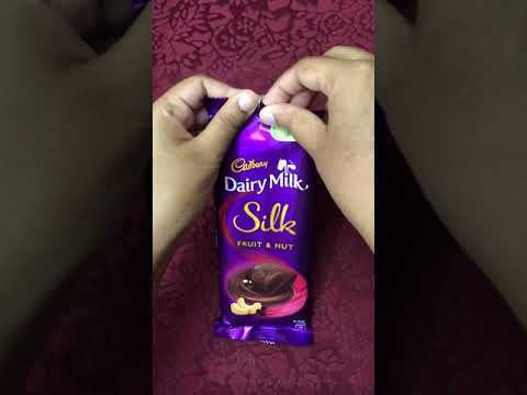 Unboxing Dairy Milk Silk Fruit And Nut #shorts