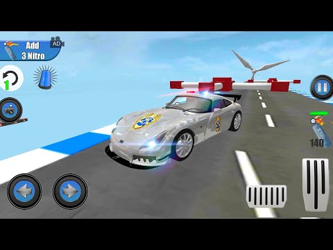 Police Car Stunts GT Racing Ramp Car Stunt - car games #12 - android gameplay- car police
