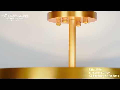 Unveil the Magic of the Firmament Crown Cone Lamp PL9209 | BRILLIANT MAKER