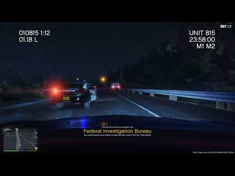 GTA 5 lspdfr mod -crash police car