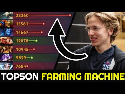 TOPSON Sven Farming Machine - 2x Outfarm Troll Warlord & Carry the Game 7.27 Dota 2