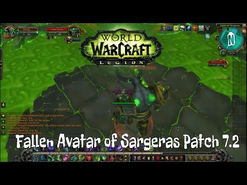 Fallen Avatar of Sargeras in The Tomb of Sargeras Raid LFR | WoW Legion Patch 7.2.5