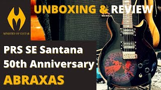Video thumbnail for PRS SE Santana Abraxas 50th Anniversary Limited Edition: Unboxing, first impressions and Review by Ministry of Guitar