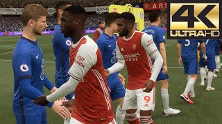 FIFA 21 4K Gameplay Amazing Graphics Arsenal vs Chelsea (Xbox One, PS4, PC)