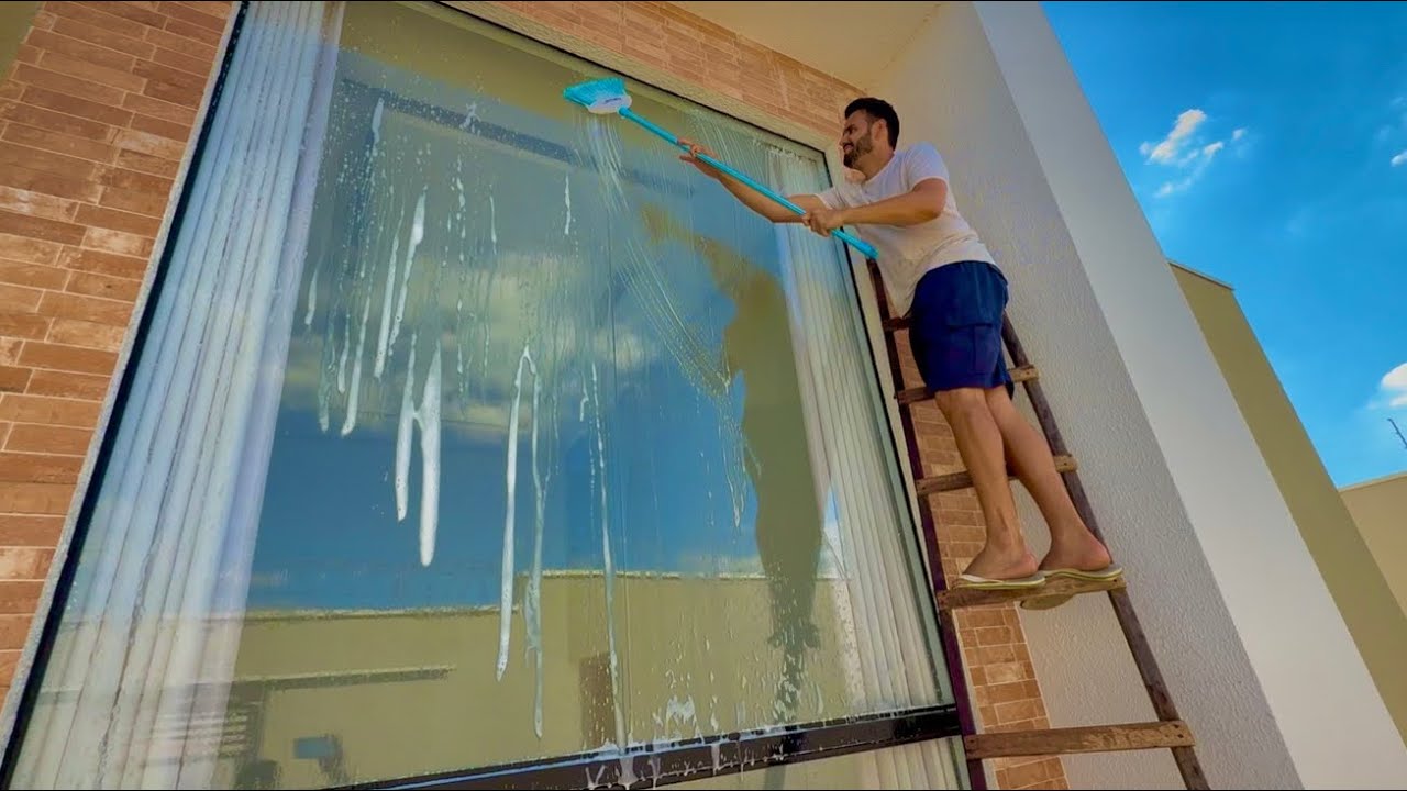 LAVANDO A CASA ANTES DE MUDAR (MUITO SUJA)