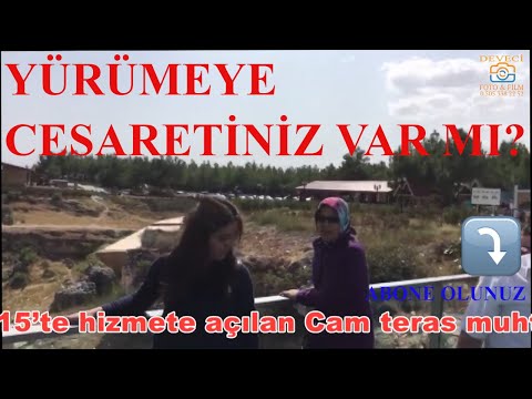 Uşak ulubey kanyonu cam terası peki sizin cesaretiniz var mı? buradan  bakmaya.