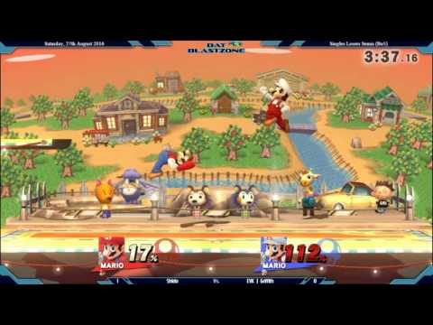 Dat Blastzone 14 - Singles Losers Semis - Shido vs EVK | Griffith