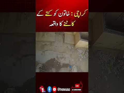 کراچی: خاتون پر کتے نے حملہ کر دیا