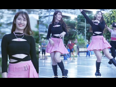 Mewyu DAISY DAISY cover Red Velvet-Feel My Rhythm @Siam Square Walking Street-Fancam-15.7.22-Fancam