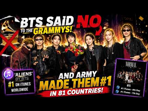 BTS 그래미 초청 거절에 아미가 보인 반응 '에일리언스' 81개국 1위