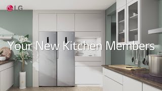 LG 324L Frittstående fryseskap (Metal Sorbet) - Energiklasse D, Total No Frost, Express Freeze, Smart Diagnosis™ med Wi-Fi, play video, GFM61MBCSF, thumbnail 1