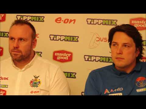 DVSE-Master Good - A-Híd Vasas mérkőzés utáni sajtótájékoztató