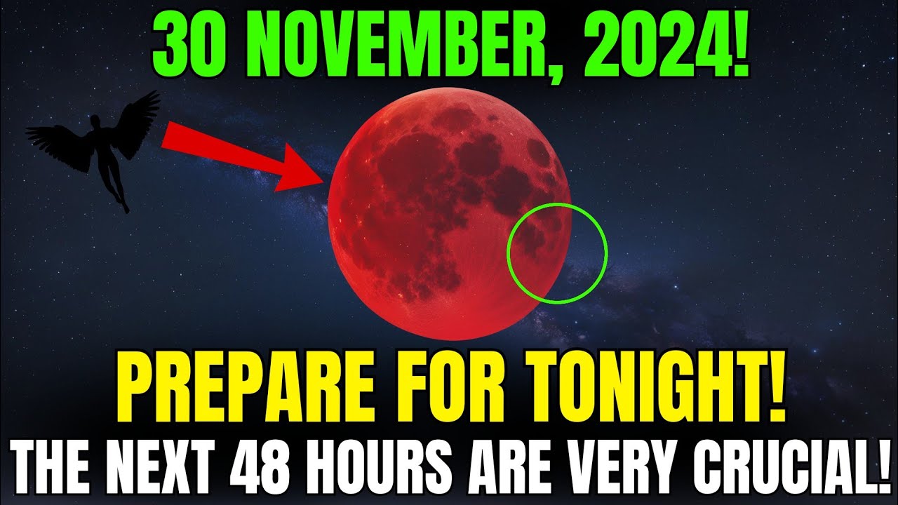 🚨 This NEEDED to Reach You BEFORE Tomorrow – Urgent Moon Warnings for the Last Week of November 2024