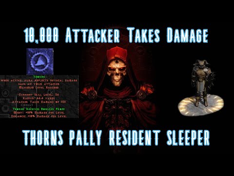 THORNS PALLY IS RESIDENT SLEEPER | Literally AFK and Win! | Project Diablo 2 Season 3 Closed Beta