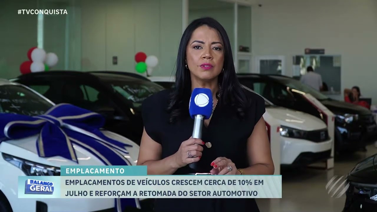 Venda de veículos cresce 10% em julho e anima mercado automotivo brasileiro