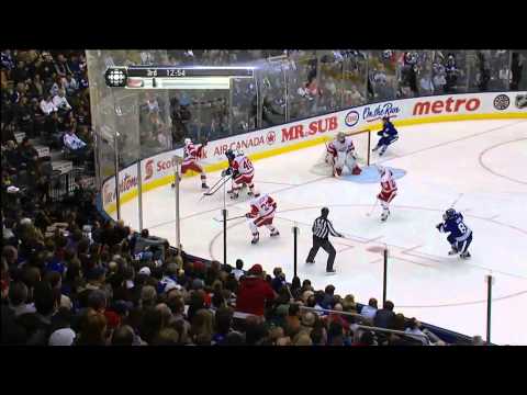 Joffrey Lupul Scores - Red Wings @ Leafs - 01/07/2012