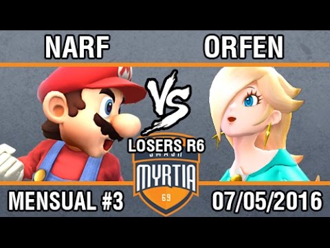 [SmashMyrtia69 #3] Narf (Mario) vs Orfen (Estela y Destello) Losers R6