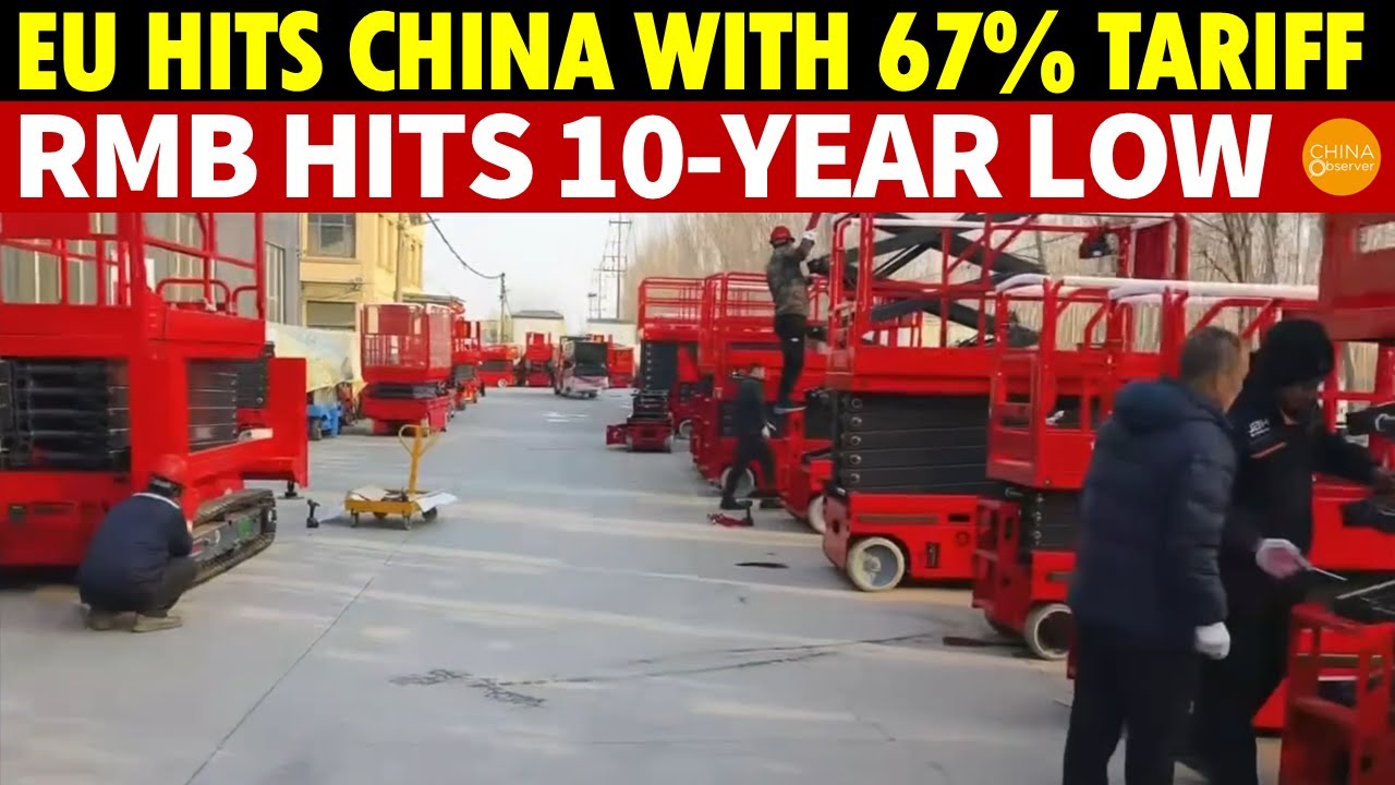 EU Strikes Hard, 67% Tariff on Chinese Goods, RMB Hits 10-Year Low Against Euro