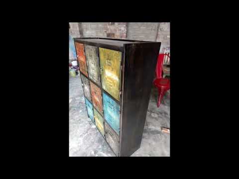 Old antique look handmade cupboard with multi drawers ideal ...