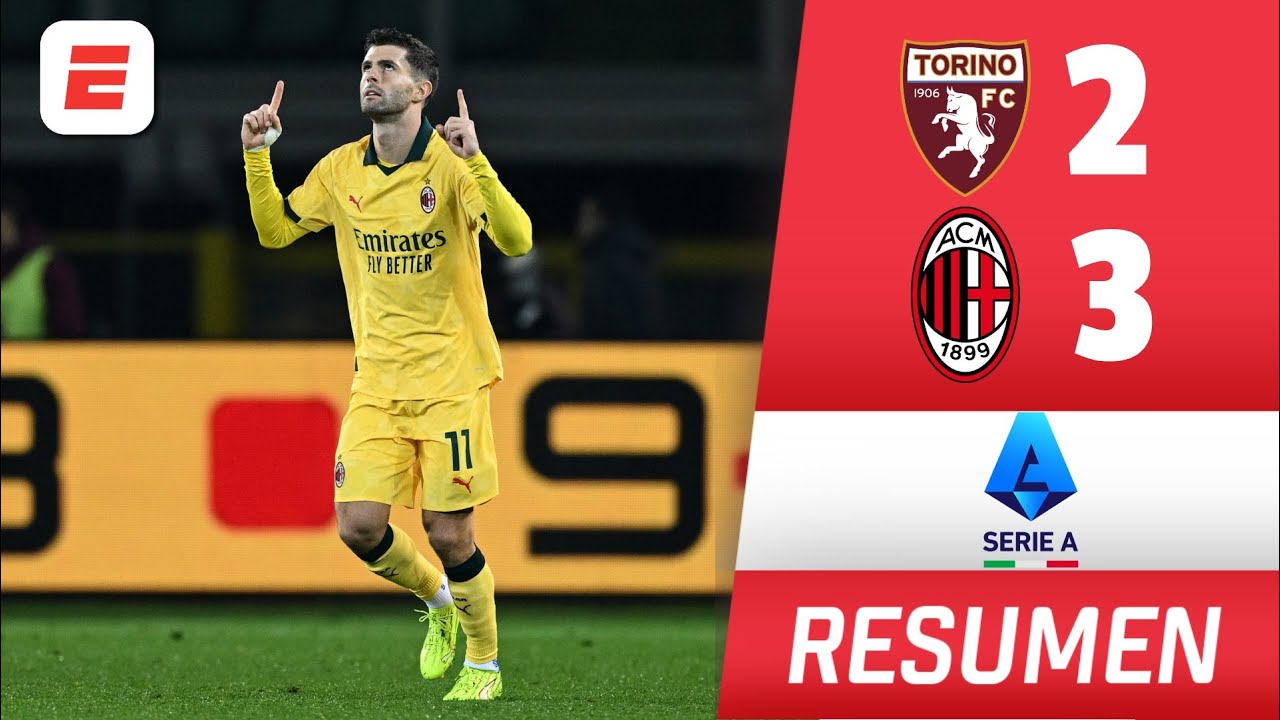 MILAN COMPLETA la REMONTADA gracias al DOBLETE de PULISIC y DUERME como LÍDER DE ITALIA | Serie A